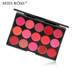 Miss Rose 15 Colors Matte Lipstick Palette