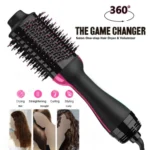 One Step Hot Air Brush Dryer and Styler ( 3in1 Dryer / Straightner / Curler )