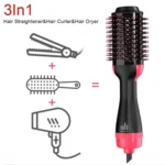 One Step Hot Air Brush Dryer and Styler ( 3in1 Dryer / Straightner / Curler )