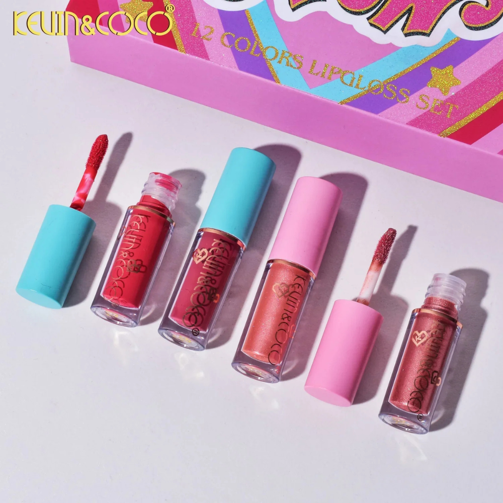 Kevin & Coco 12-Color Start Now Lip Gloss Set Kevin & Coco 12-Color Start Now Lip Gloss Set