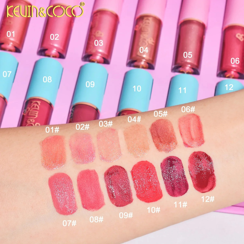 Kevin & Coco 12-Color Start Now Lip Gloss Set Kevin & Coco 12-Color Start Now Lip Gloss Set