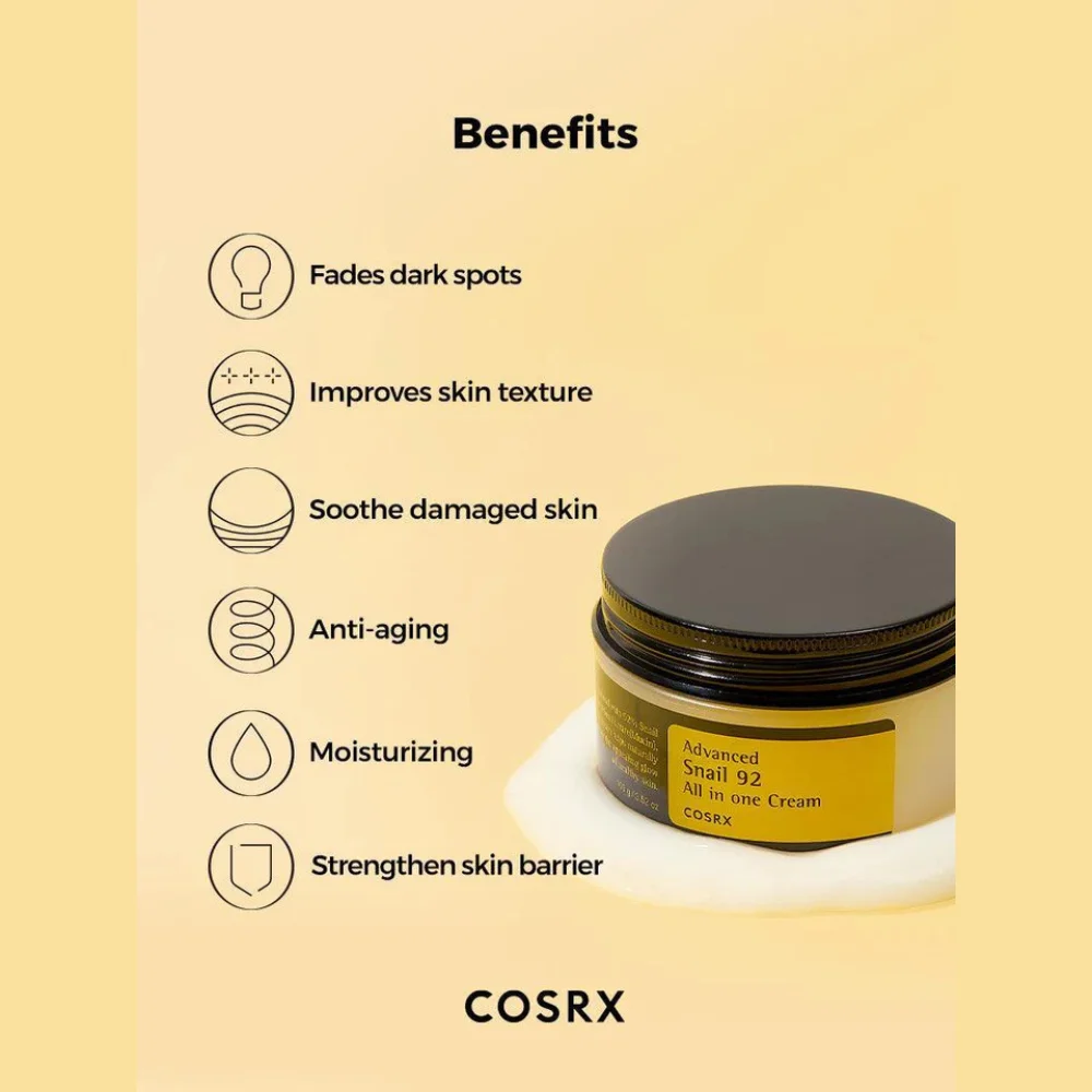 Cosrx Advanced Snail 92 All In One Cream 100g Cosrx Advanced Snail 92 All In One Cream 100g