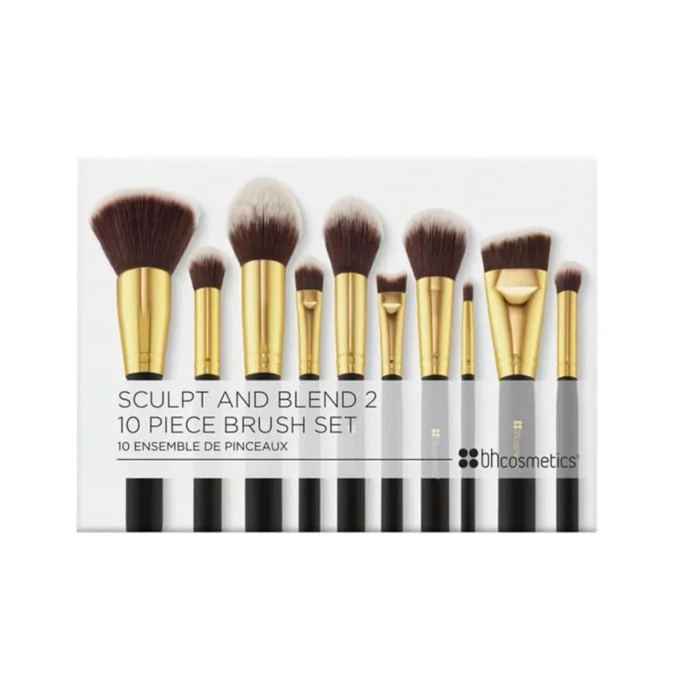 BH Cosmetics Sculpt And Blend 2 - 10 Pieces Brush Set - Box