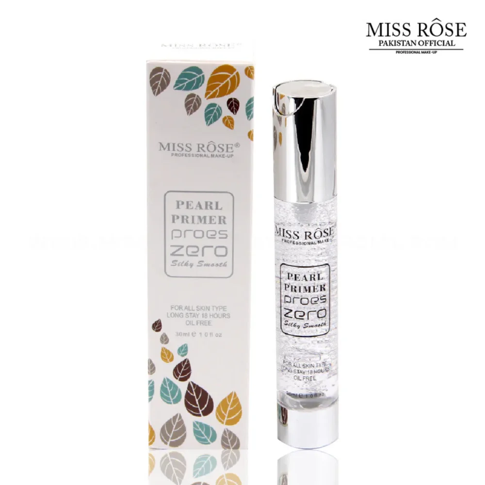 Miss Rose Pearl Primer Zero Pore Silky Smooth 30ml
