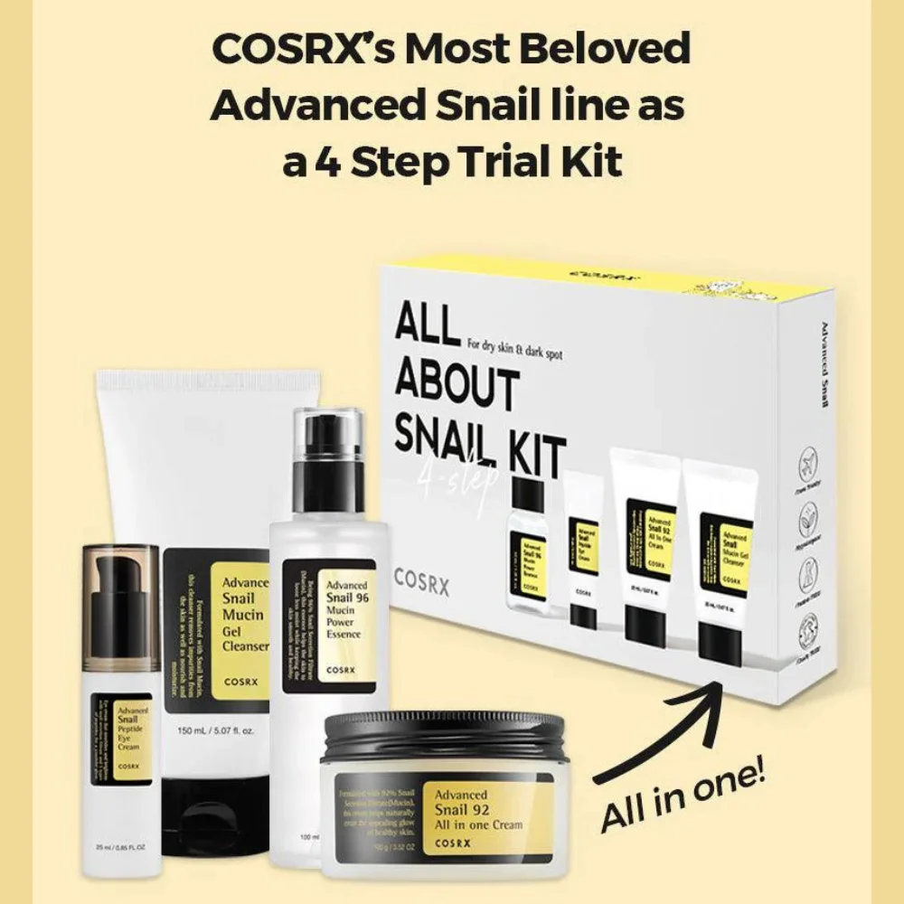 Cosrx All About Snail Kit 4-Step Cosrx All About Snail Kit 4-Step