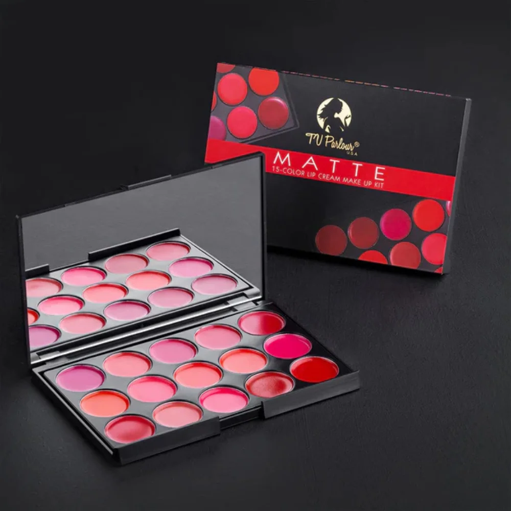 TV Parlour 15 Colors Matte Lipstick Palette