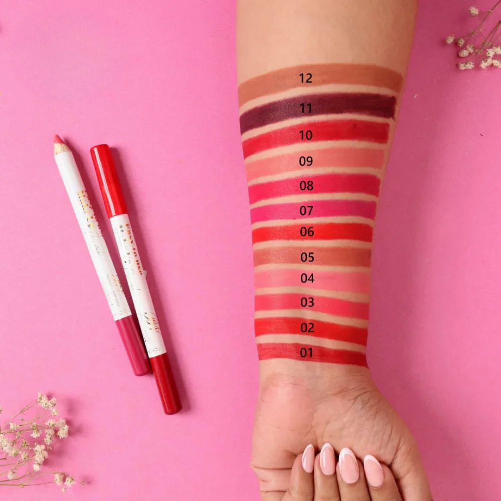 BN Easy to use Makeup Pencils Pack of 12 - Matte Finish Long Lasting