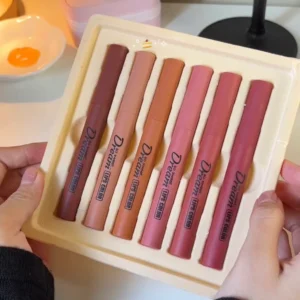 Heng Fang Silky Touch Refreshing Matte Dream Lipstick Pack Of 6