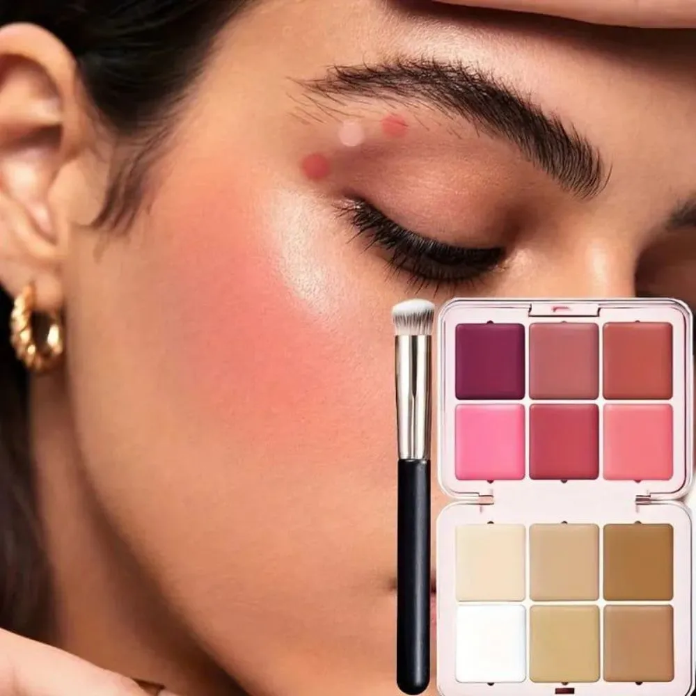 Queen Of Hear Carla Secret 12-color Concealer Blush Multi-functional Makeup Palette