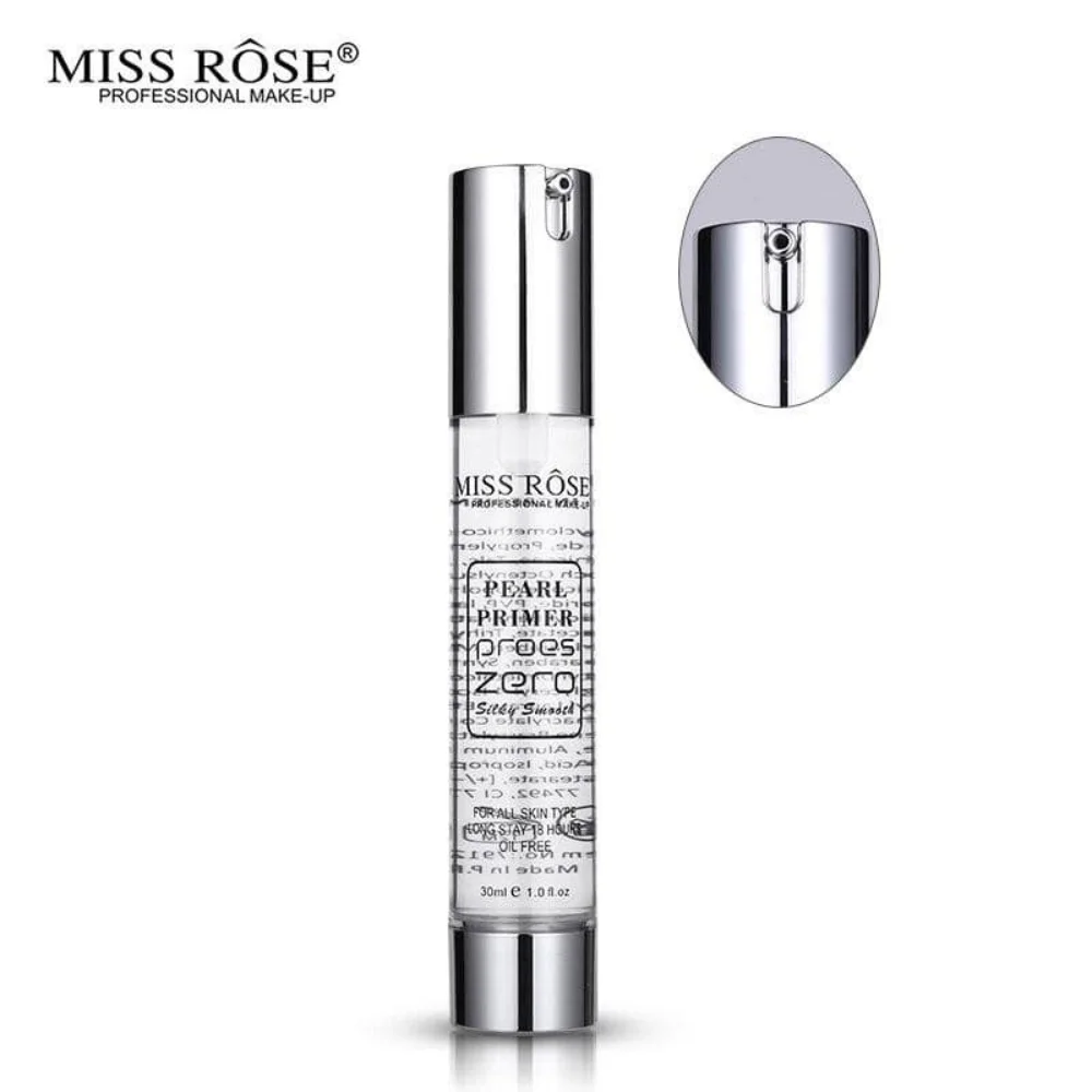 Miss Rose Pearl Primer Zero Pore Silky Smooth 30ml