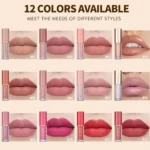 12 Colors Liquid Lipstick Set Colors