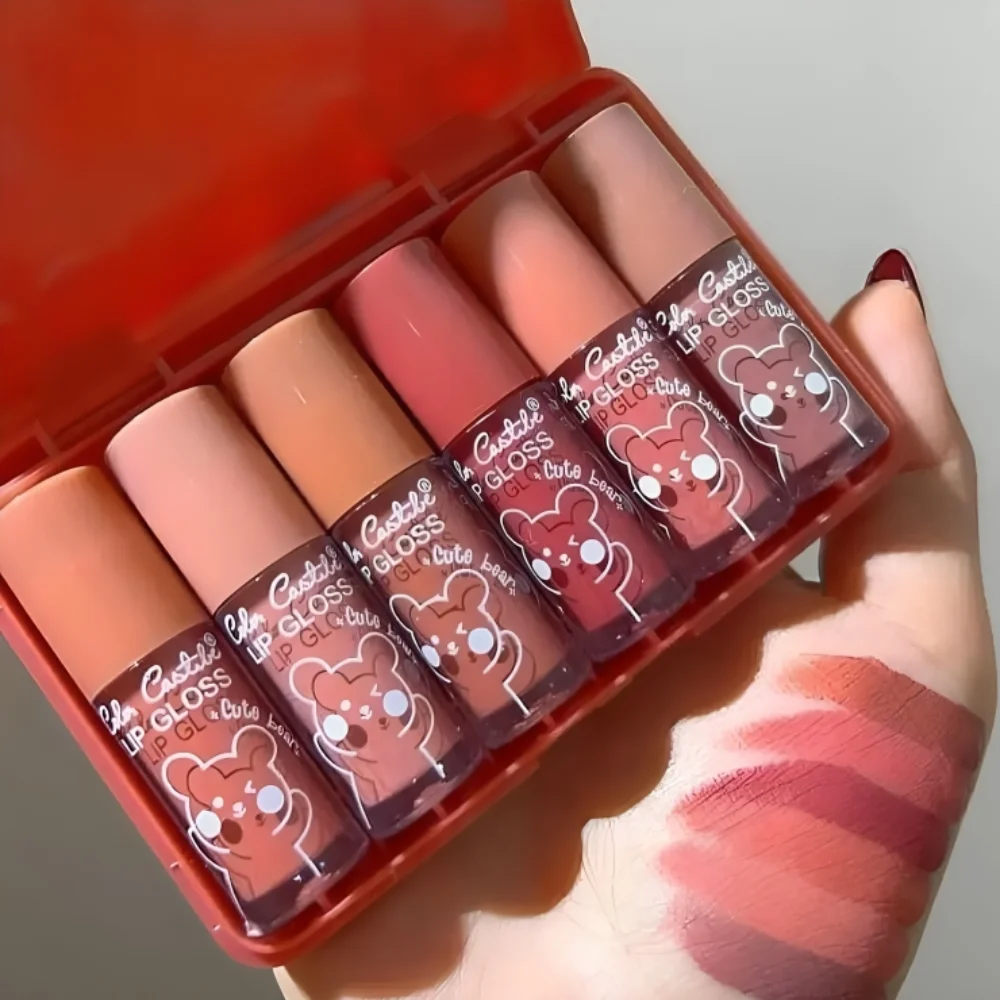COLOR CASTLE Nude Lip Gloss Set of 6