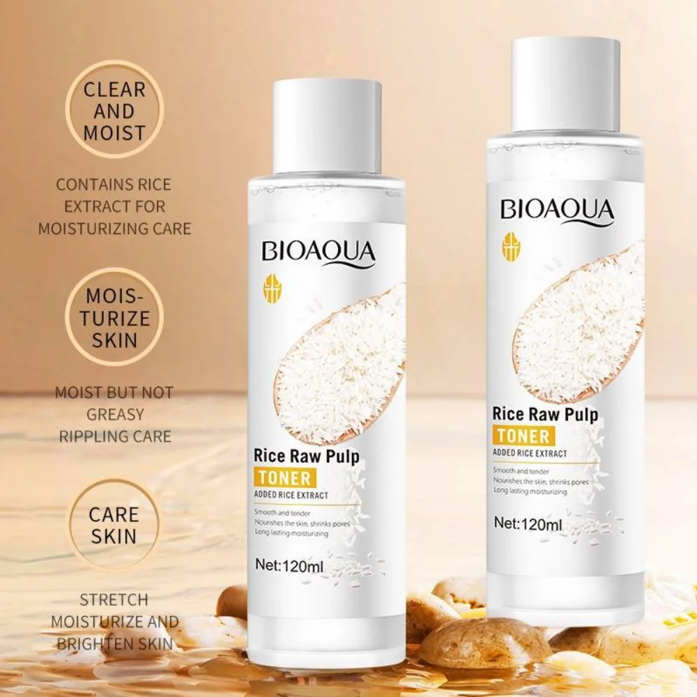 BioAqua Rice Raw Pulp Softening Face Toner