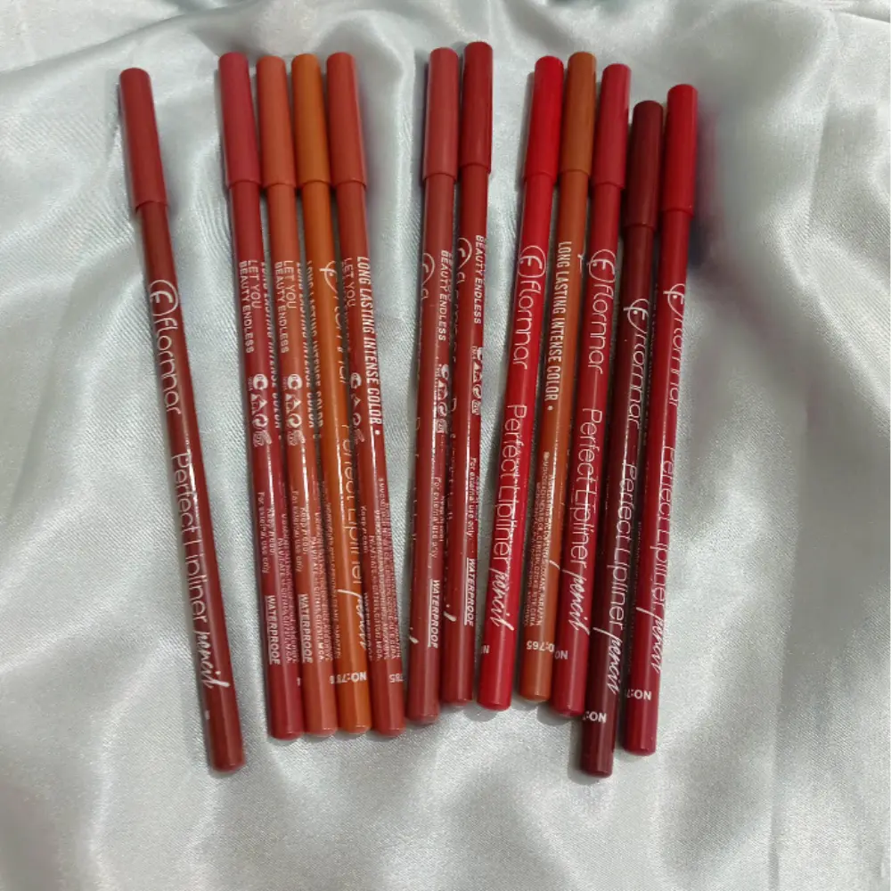 Flornnar Let Your Beauty Endless Perfect Lip Liner Pencil 12Pcs