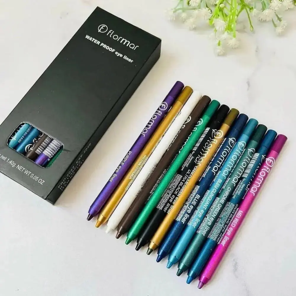 Flormar Waterproof Eyeliner pack of 12