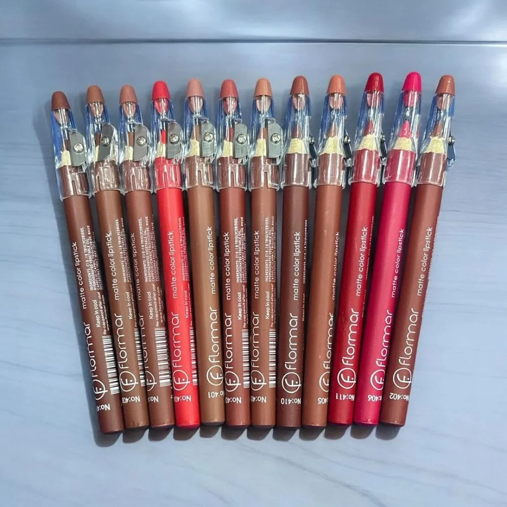 Flormar Lipstick Pencils Pack of 12 Mixed Shades - Main Picture