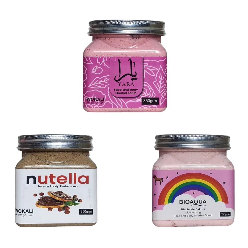 Wokali for All Skin type Sherbat Face & Body Scrub - Main Image