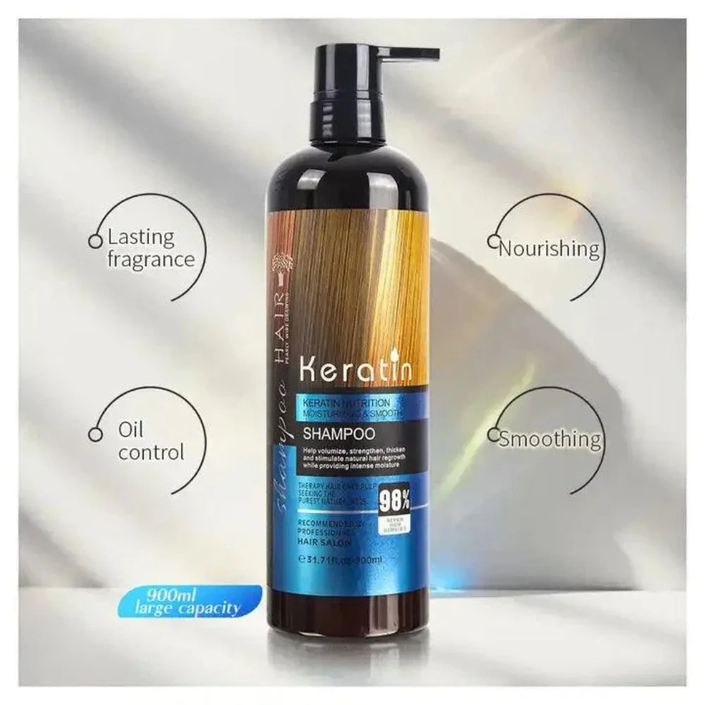 Keratin Nutrition Moisturizing & Smooth Shampoo - 900ml