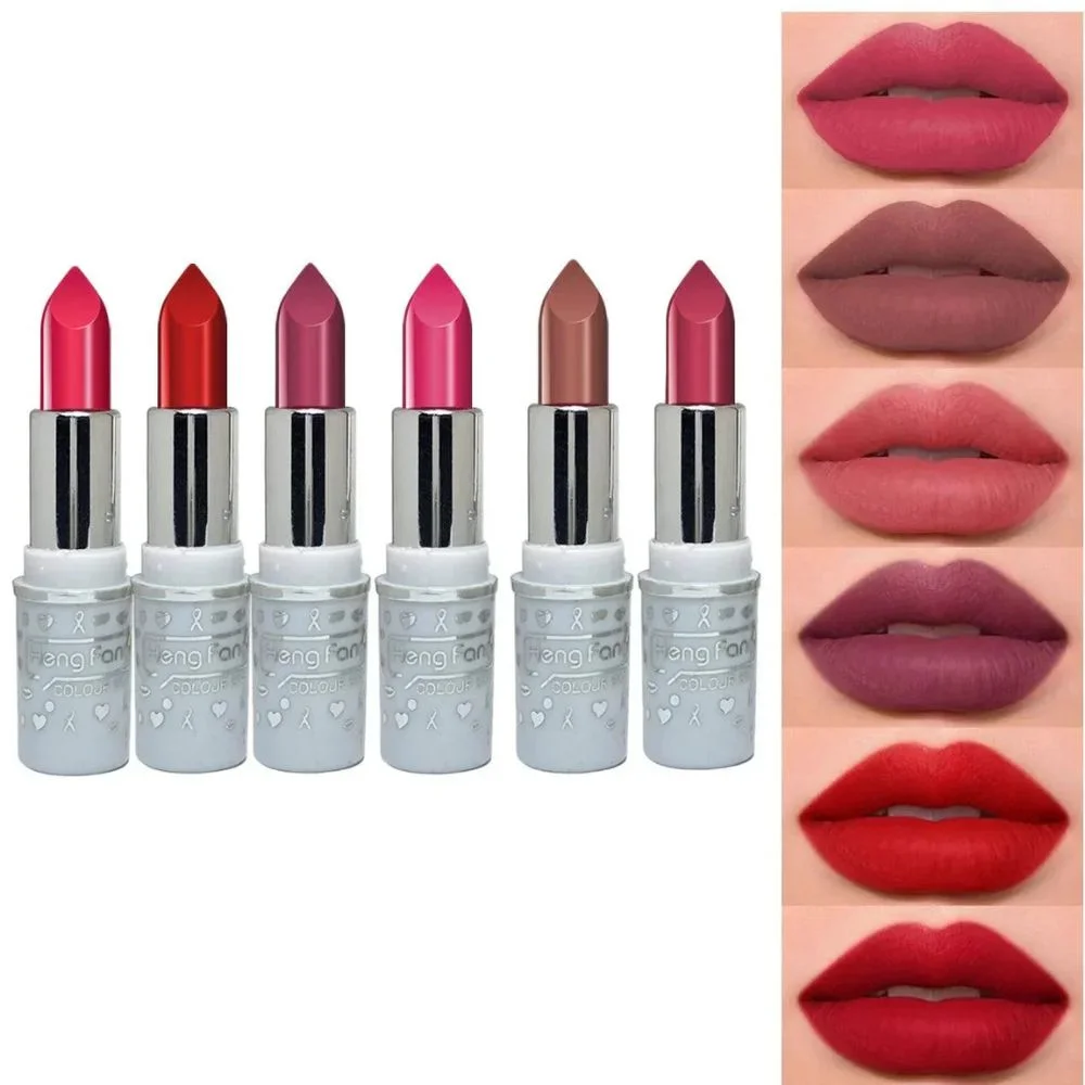 Heng Fang 12 Pcs Matte Lipsticks