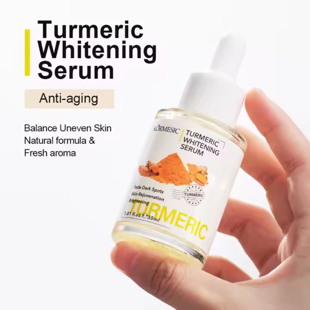 KORMESIC Tumeric Face Serum Anti Aging Anti Wrinkle Facial Serum Skin Care Whitening Moisturizing Turmeric Serum