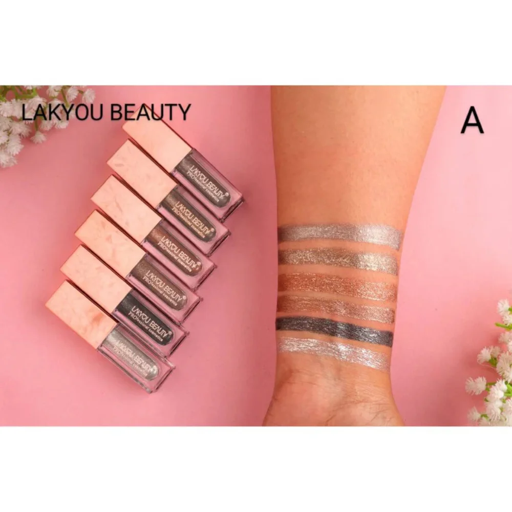 Lakyou Beauty Metallic Glow Liquid Eyeshadow β 6 Shades Set