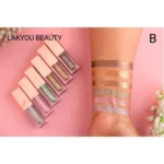 Lakyou Beauty Metallic Glow Liquid Eyeshadow – 6 Shades Set