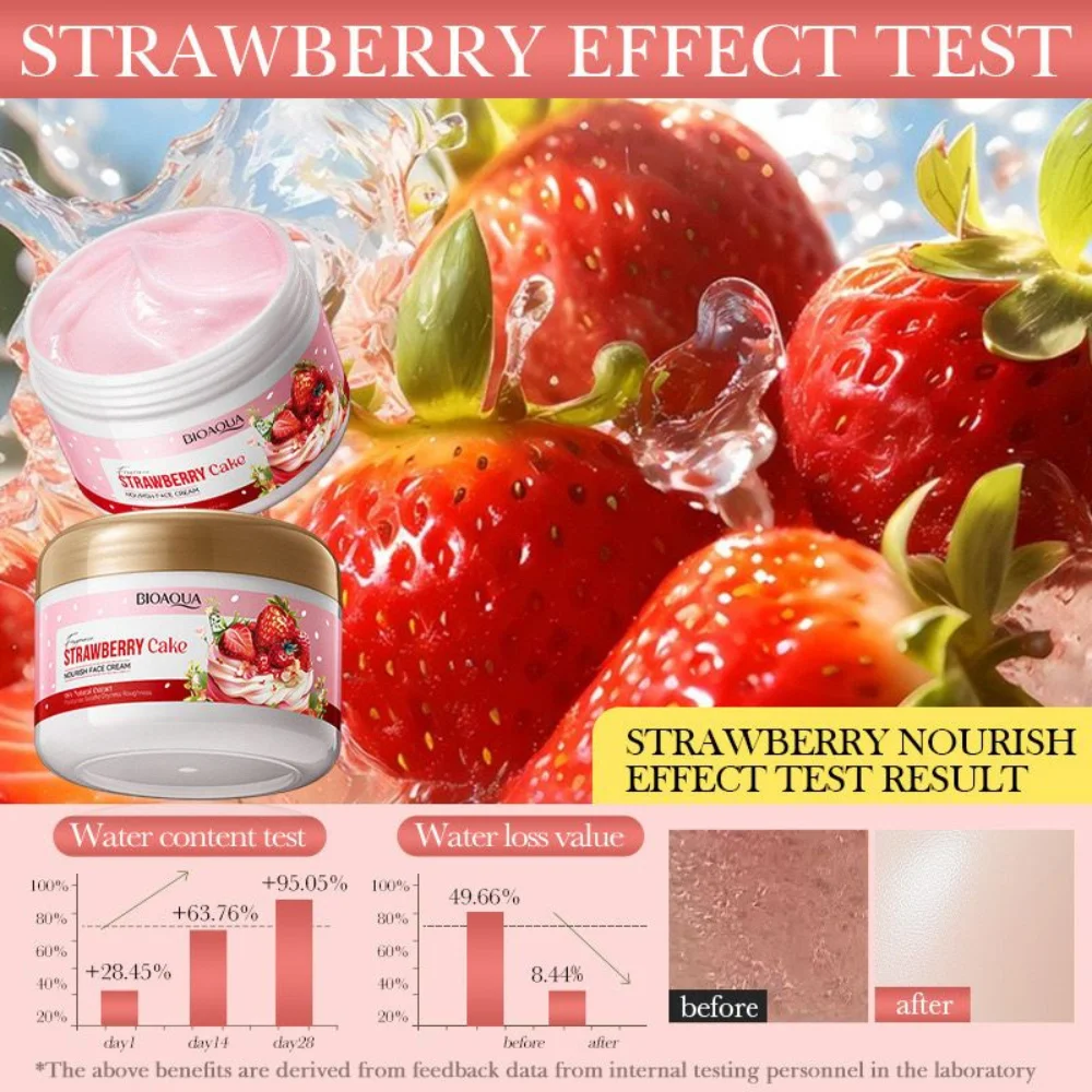 Bioaqua Fragrance Strawberry Cake Nourishing Face Cream 100g