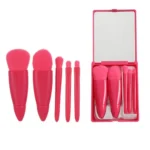 5 Pcs Plastic Box Brushes Set