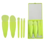 5 Pcs Plastic Box Brushes Set