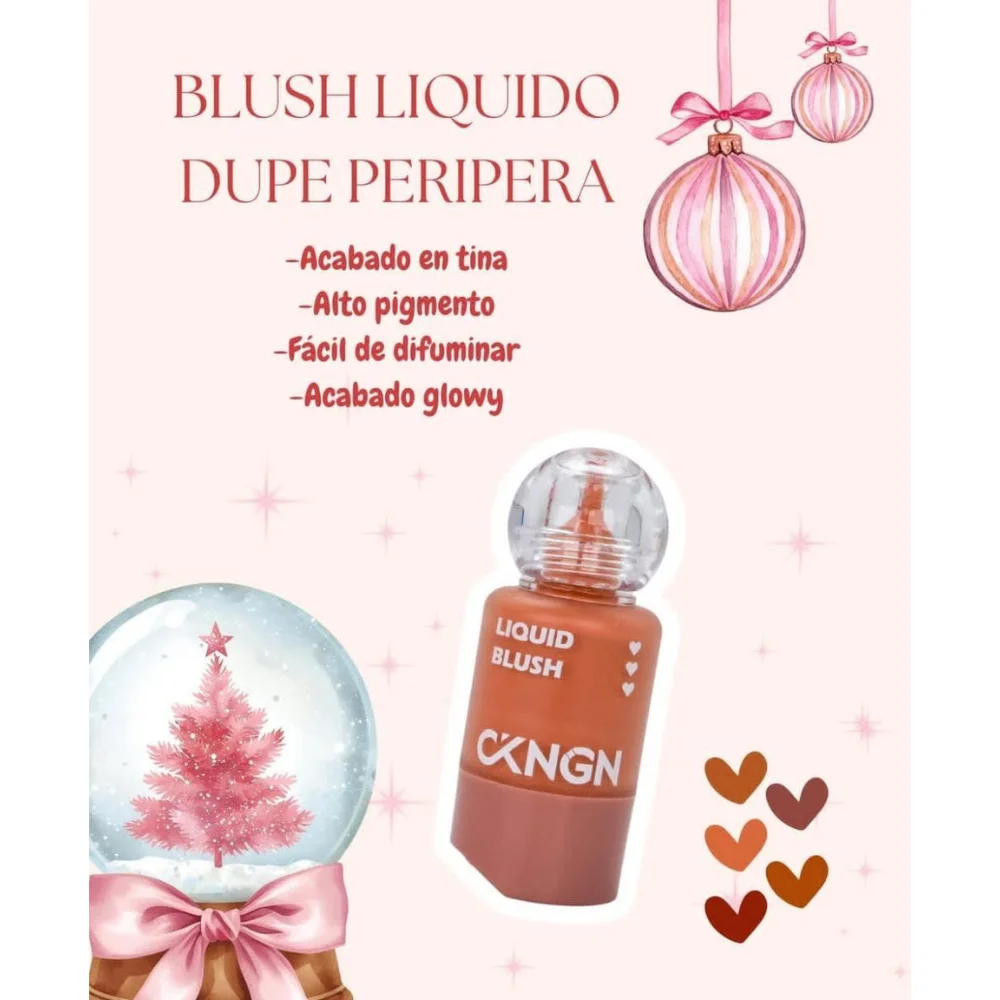 CKNGN Soft liquid cheek Blusher 5pcs set with 5 Different Colors