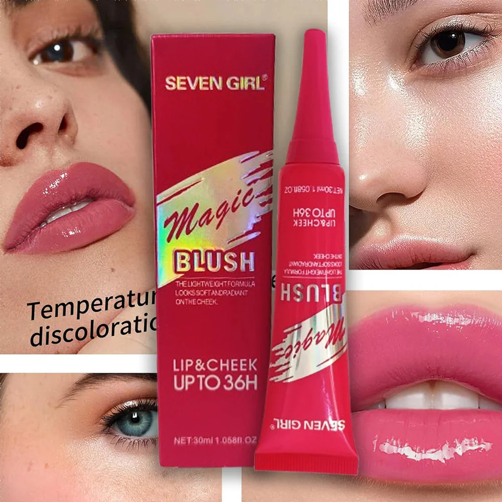 Seven Girl 2 in 1 Magic Blush Lip and Cheek tint upto 36Hours Long Lasting