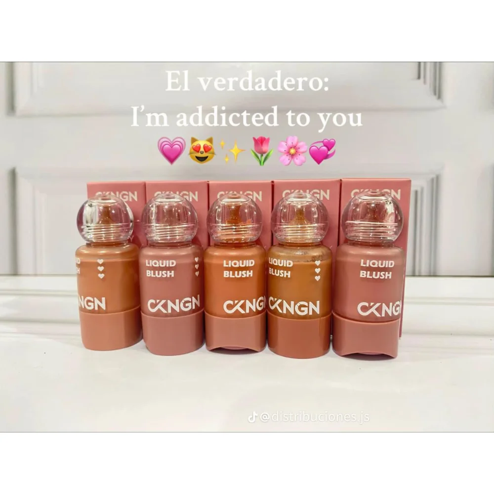 CKNGN Soft liquid cheek Blusher 5pcs set with 5 Different Colors