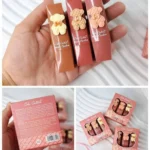 Color Castle Bear Shape Matte Lipstick Pack Of 3
