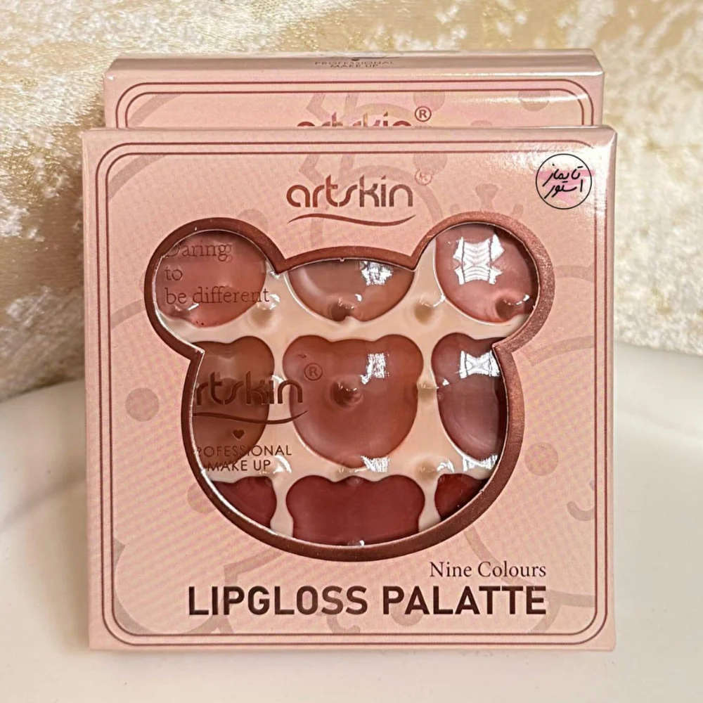 Art Skin Bear 9-Color LipGloss Palette
