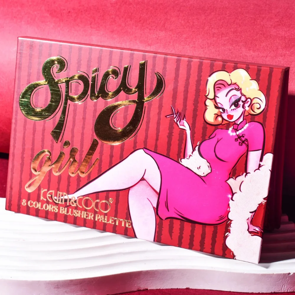 KEVIN&COCO Spicy Girl 8-Color Blusher Palette