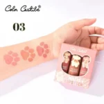 Color Castle Bear Shape Matte Lipstick Pack Of 3