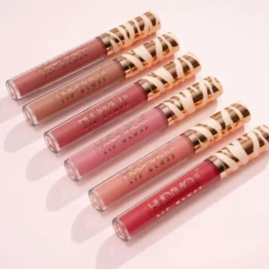 Huda Moji Lip Matte LipGloss Lip Liner 6pcs Set