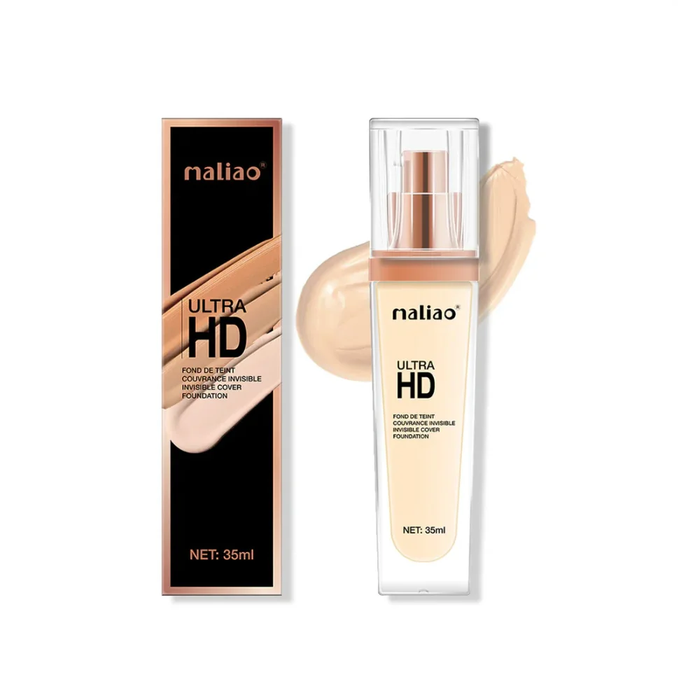 Maliao Ultra HD Invisible Cover Foundation – Full Coverage, Flawless Finish