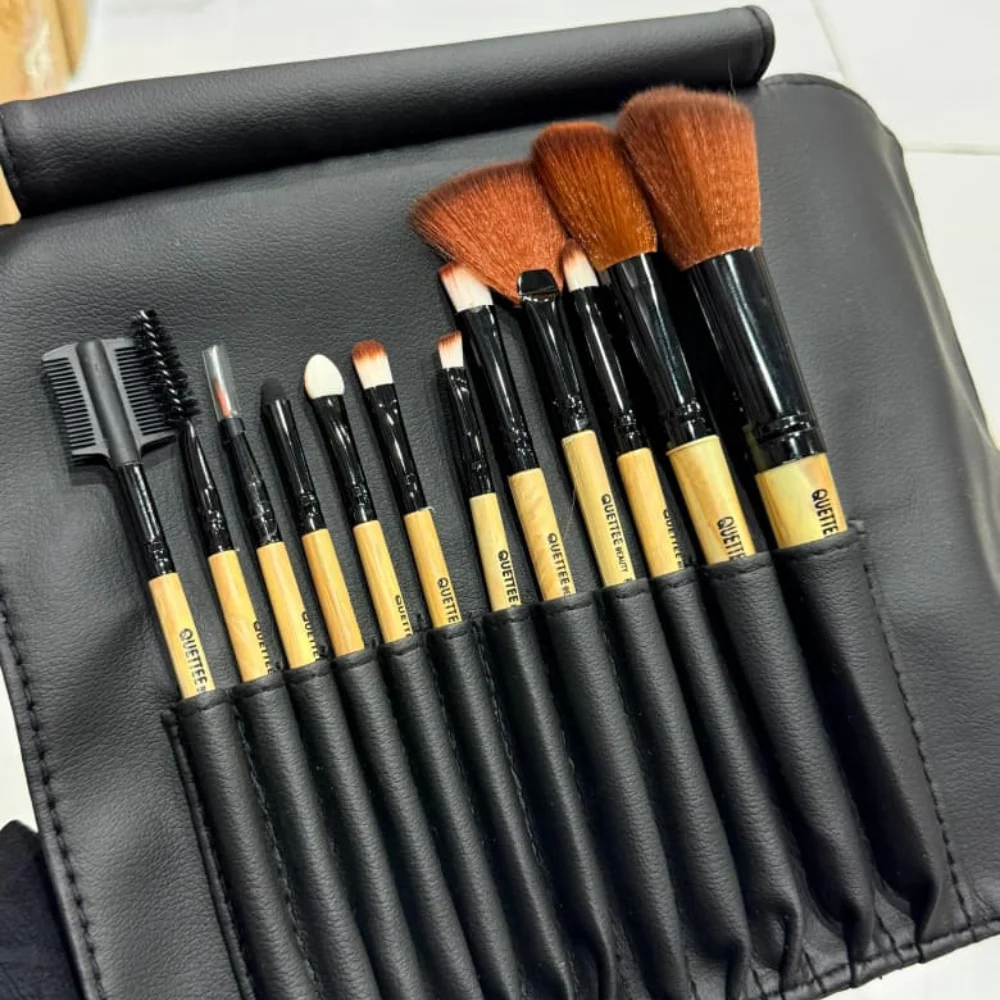 Quetee Beauty 12-piece professional makeup brush set