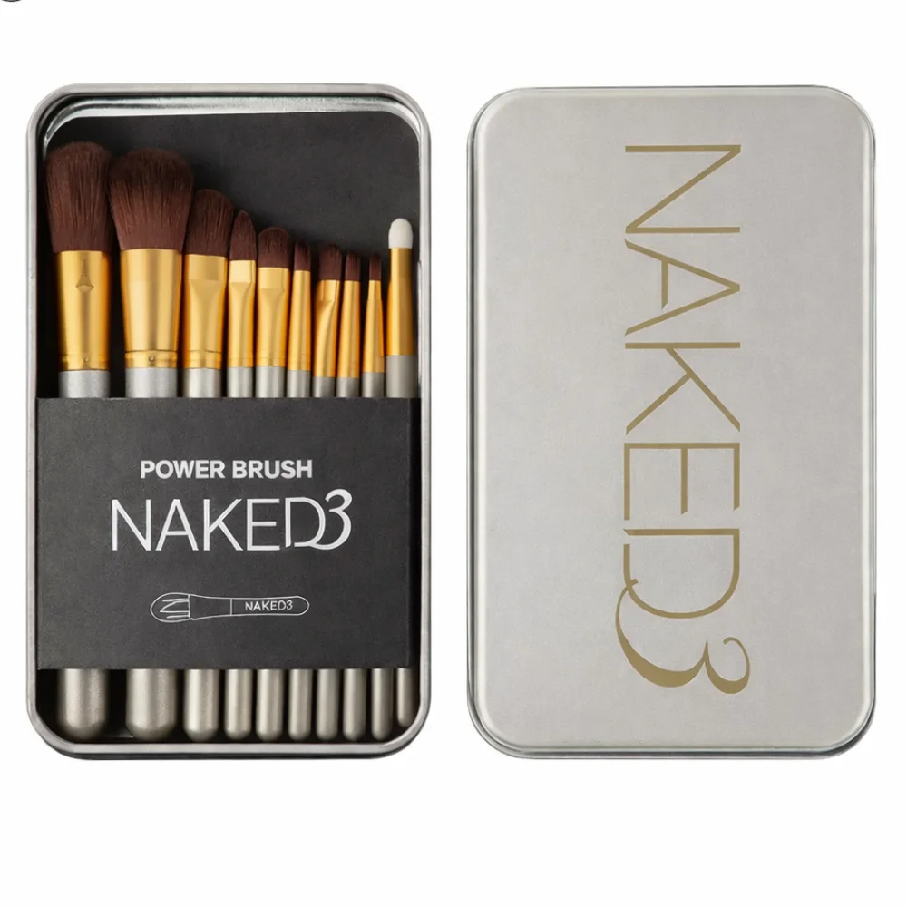 NAKED 3 Urban Decay Makeup Brush Set – 12 Pieces