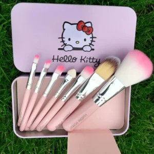 Hello Kitty Makeup Brush Set – 7 Pieces