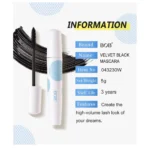 BOB Velvet Ultra Black Waterproof Mascara