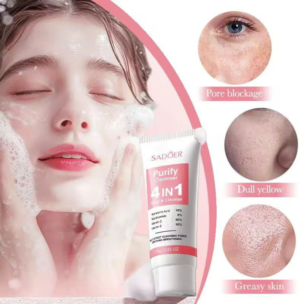 SADOER 4-in-1 Facial Cleanser