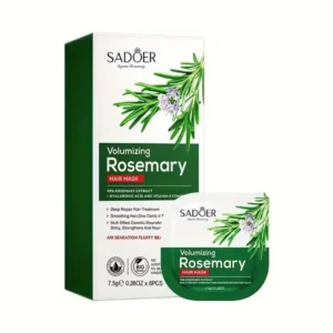 Sadoer Volumizing Rosemary Hair Mask Set – 8 Pieces