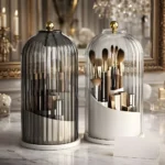 Luxury Acrylic Rotating Makeup Brush Organizer - Holder for Your Beauty Products - 3 (2)