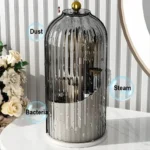 Luxury Acrylic Rotating Makeup Brush Organizer - Holder for Your Beauty Products - 4