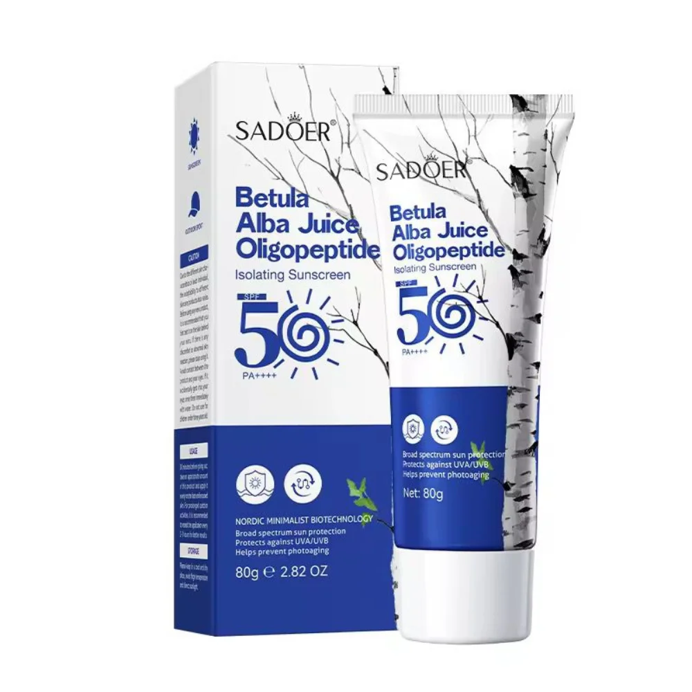 SADOER Betula Alba Juice Oligopeptide Sunscreen SPF 50+