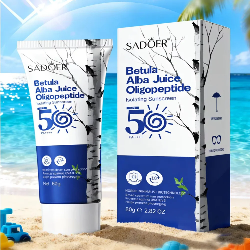 SADOER Betula Alba Juice Oligopeptide Sunscreen SPF 50+