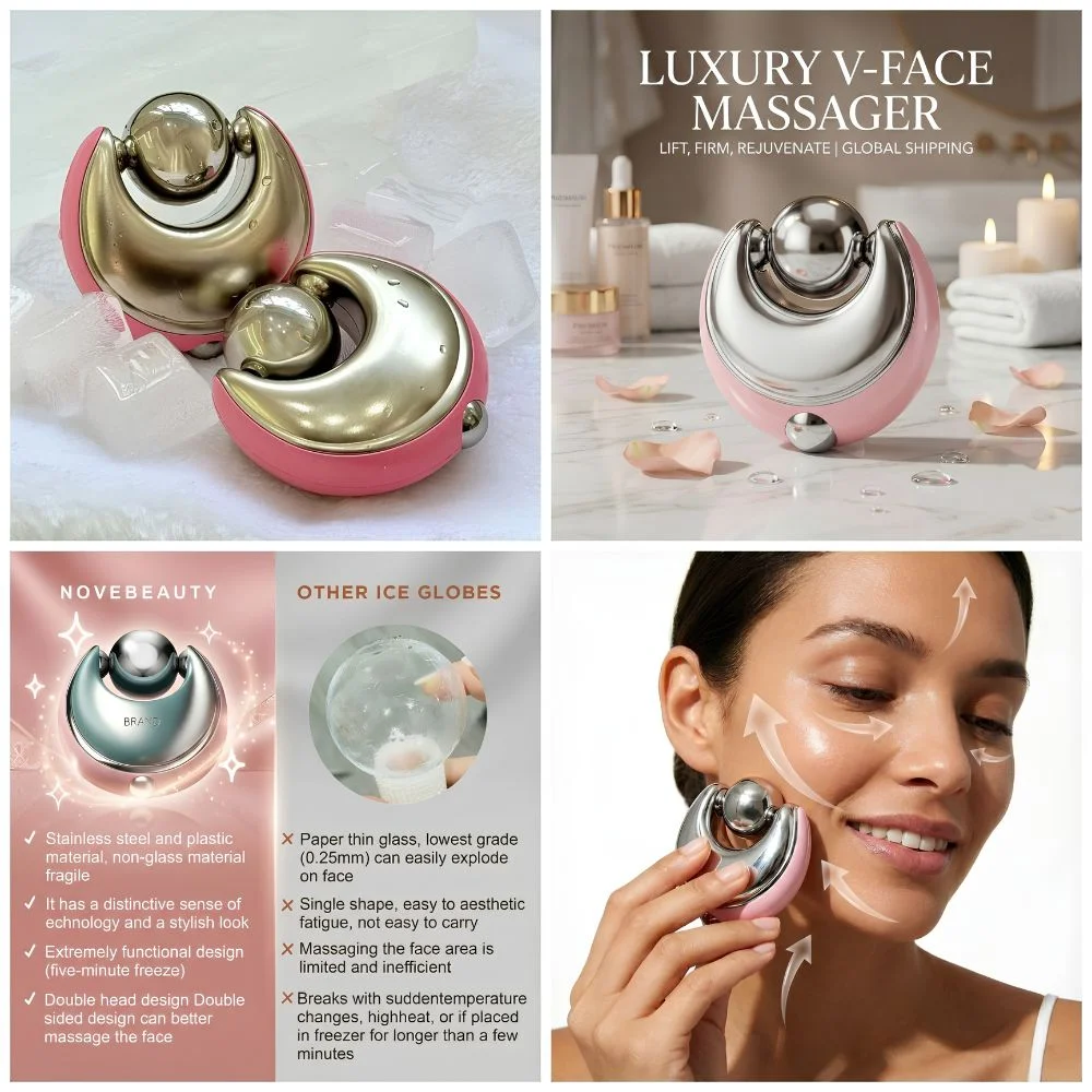 Ice Baby Cryo V-Face Lifting Roller — Cooling Face Massager